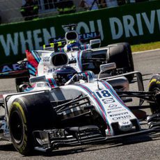 Massa y Stroll en Monza