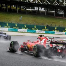 Viernes lluvioso en el GP de Malasia 2017