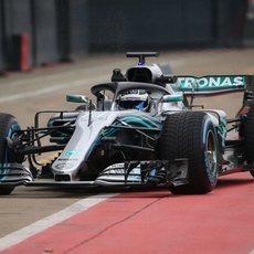 Valtteri Bottas a los mandos del W09