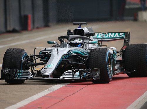 Valtteri Bottas a los mandos del W09