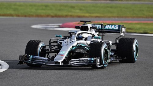 Valtteri Bottas pilotando su W10