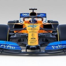 Vista frontal del nuevo MCL34