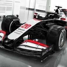 Lateral delantero del monoplaza de Haas: VF-20