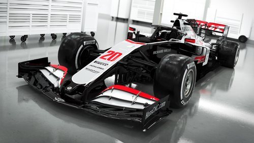 Lateral delantero del monoplaza de Haas: VF-20