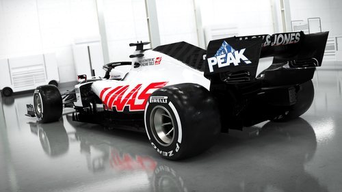 Lateral trasero del monoplaza de Haas: VF-20