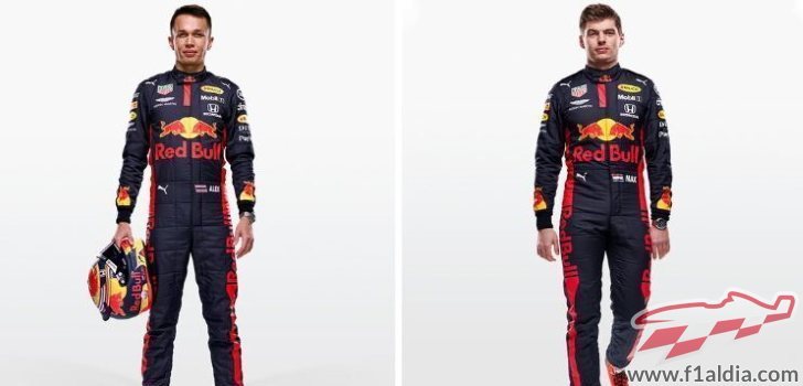 Los pilotos de Red Bull preparados para 2020