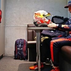 Max Verstappen se prepara para el RB16