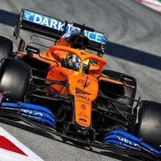 Lando Norris salta a pista con el MCL35