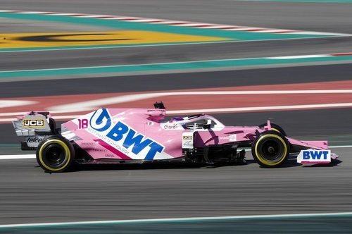 Lance Stroll a bordo de un polémico RP20