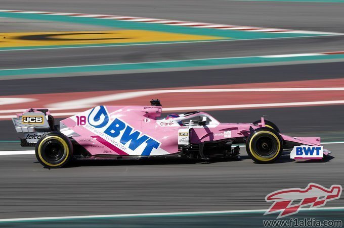 Lance Stroll a bordo de un polémico RP20