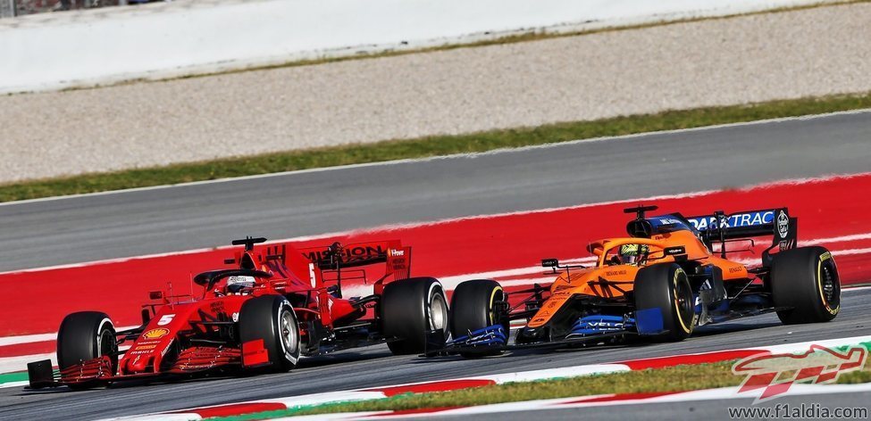 Vettel VS Norris