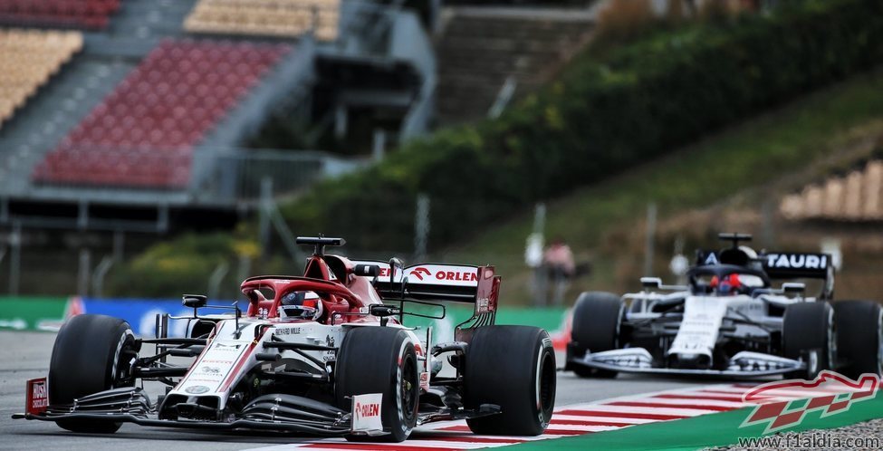 Räikkönen prepara su Alfa Romeo
