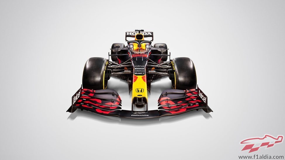 Vista frontal del RB16B