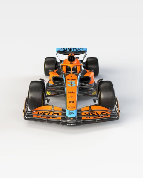 Vista frontal del MCL36