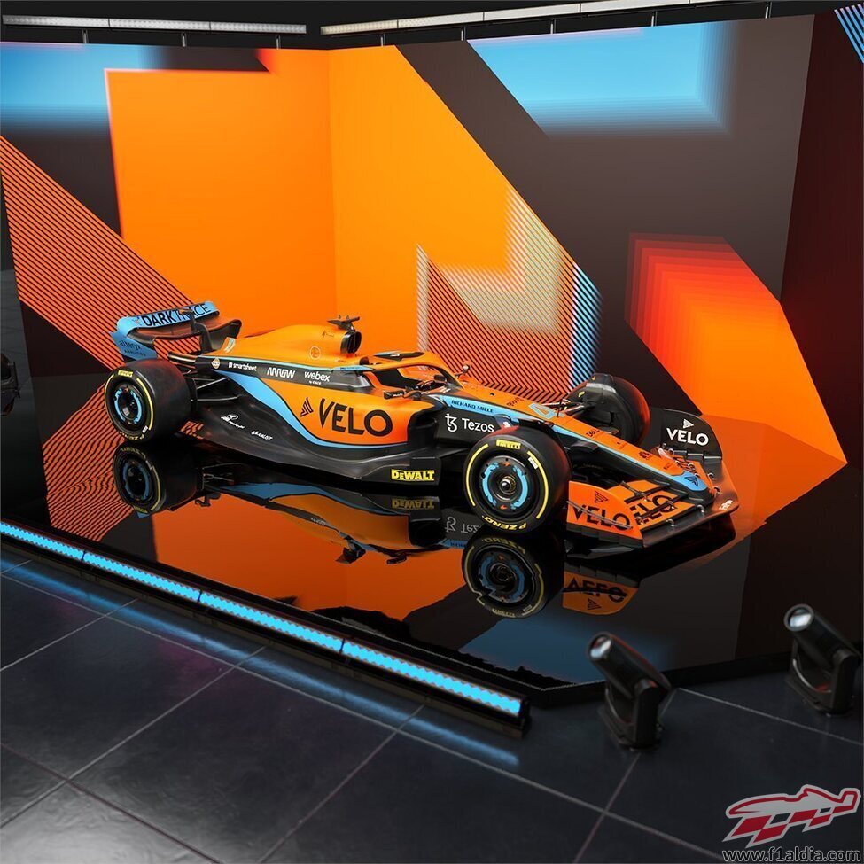 El MCL36 de Norris y Ricciardo