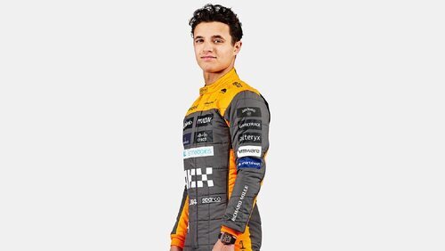 Lando Norris con los nuevos colores