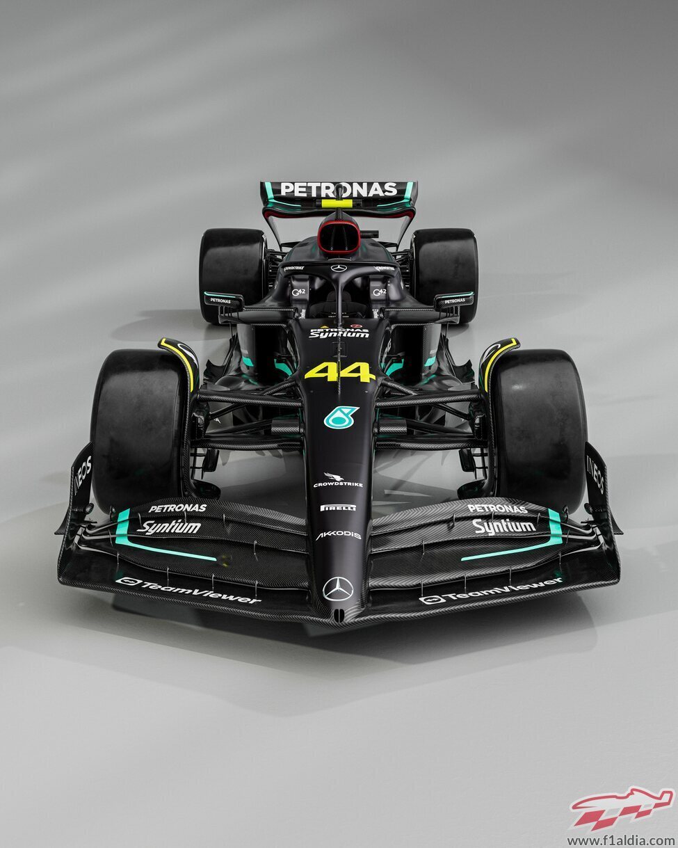 Vista frontal del W14