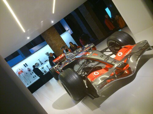 El MP4/22 de 2007 en la Alonso Collection de Madrid