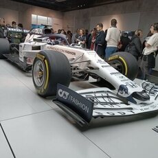 El AT01 de Pierre Gasly en Alpha Tauri en la F1 Exhibition de Madrid