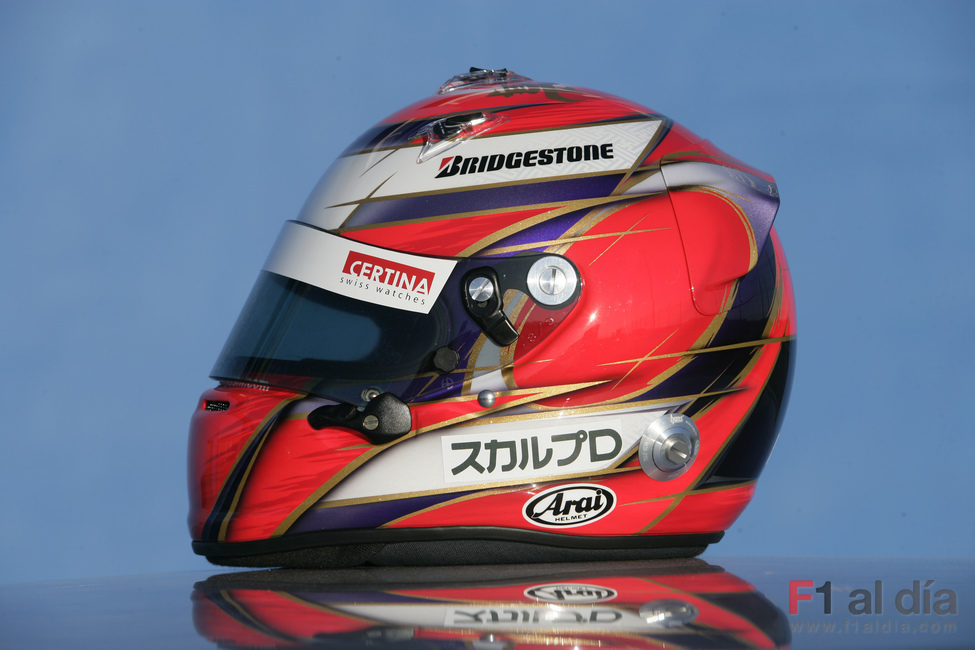 Casco de Kamui Kobayashi