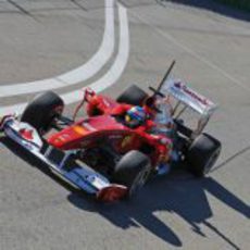 Fernando rueda con el F10