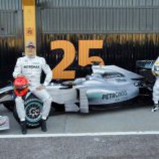 ¿Schumacher por delante de Rosberg?