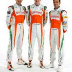 Sutil, Di Resta y Liuzzi