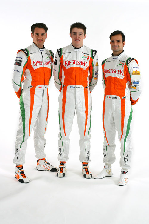 Sutil, Di Resta y Liuzzi