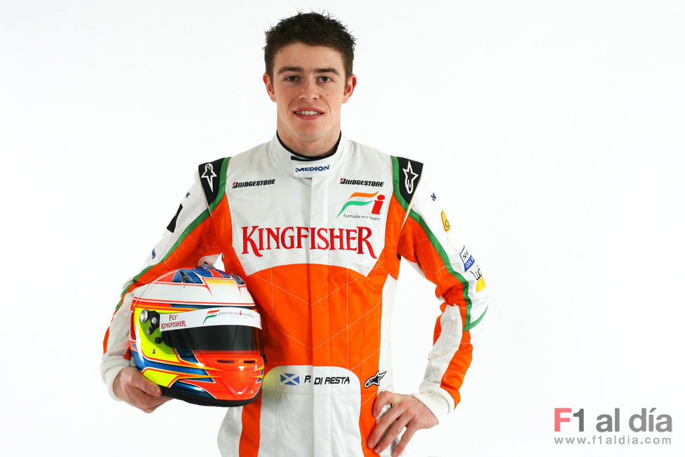 Paul di Resta y su nuevo casco