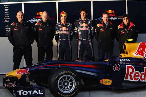 Equipo Red Bull al completo