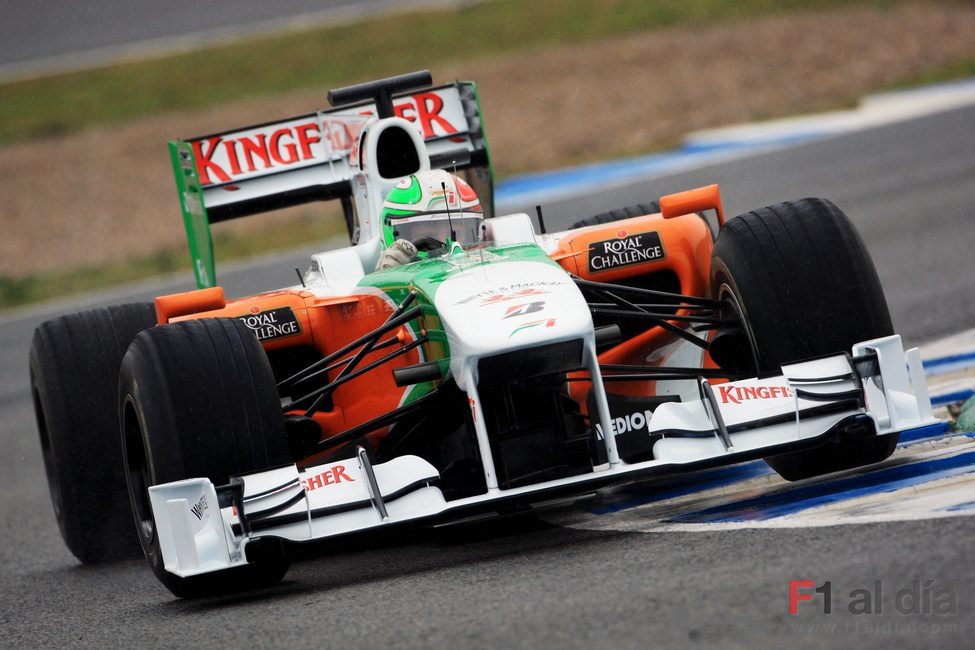 El Force India en Jerez