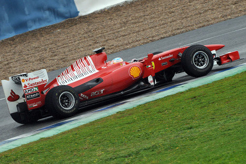 Neumáticos de agua para el Ferrari
