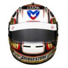 El nuevo casco de Timo Glock