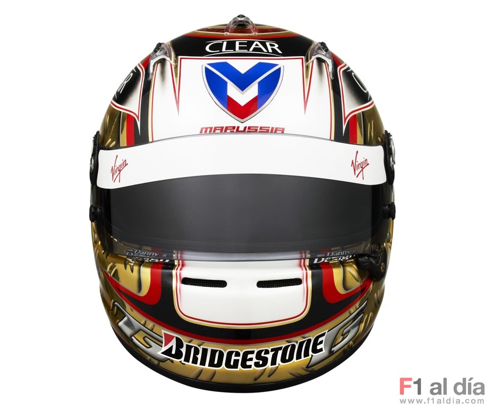 El nuevo casco de Timo Glock