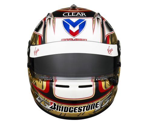 El nuevo casco de Timo Glock