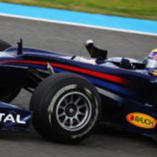 Webber rueda en seco con el RB6