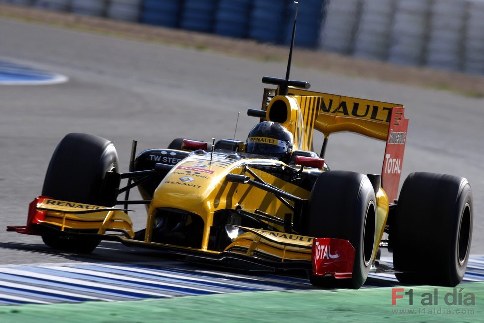 Kubica pilota en el sitio de Petrov