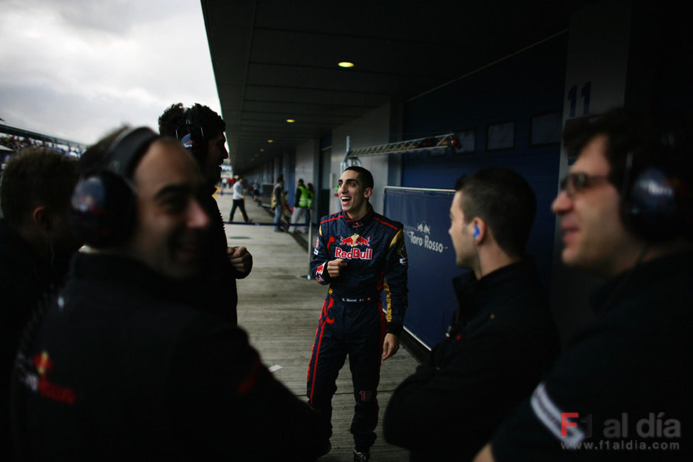 Buemi se lo pasa bien