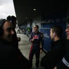 Buemi se lo pasa bien