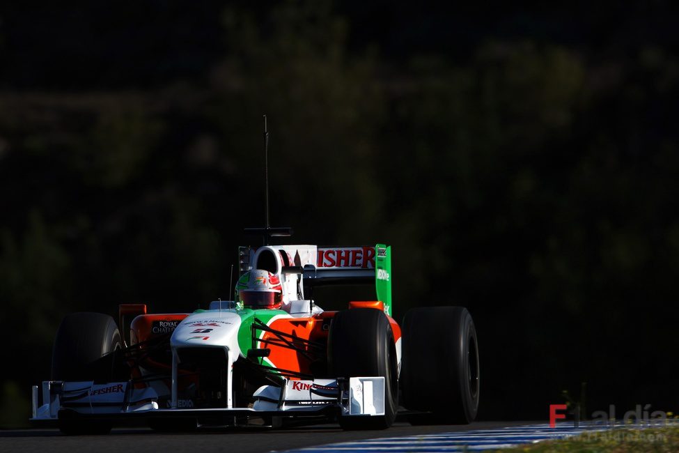 Vitantonio rueda con el Force India