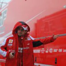 Felipe Massa llega a Jerez