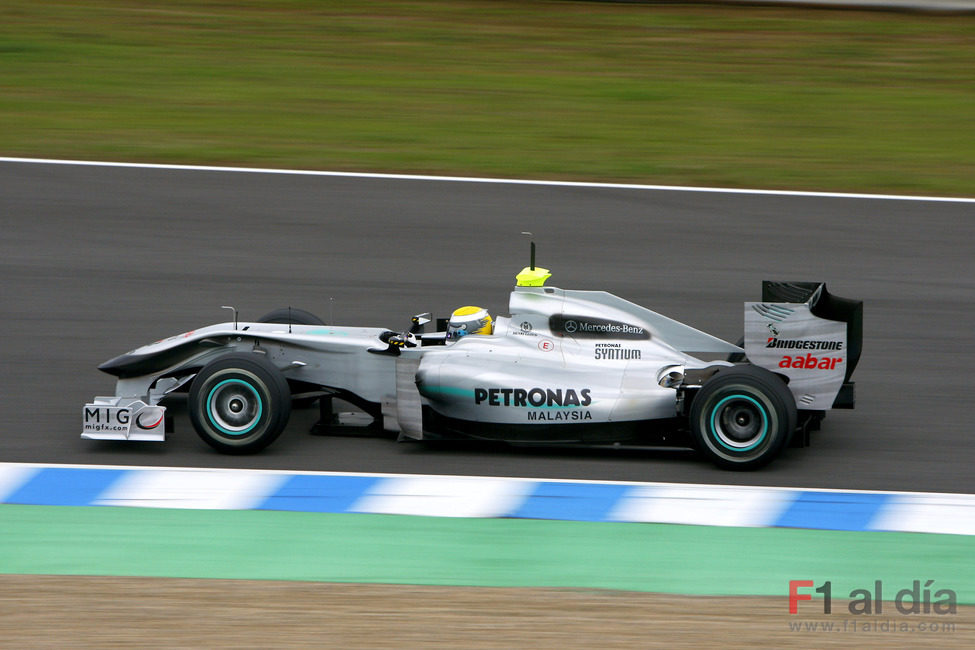 El W01 en pista