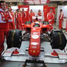 Garaje del equipo Ferrari