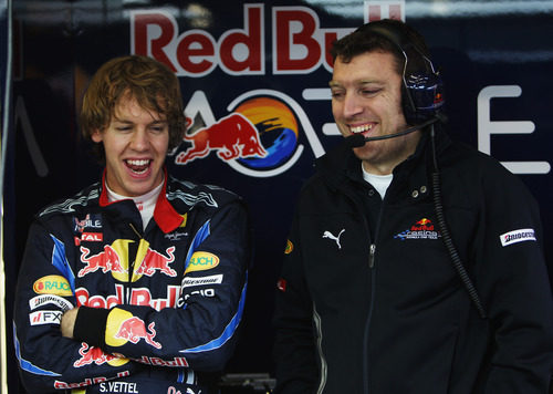Vettel se lo pasa bien en Jerez