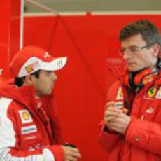 Felipe Massa y Chris Dyer