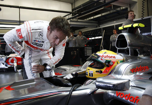 Button habla con Hamilton