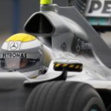 Rosberg y la 'flecha plateada'