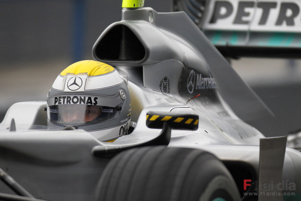 Rosberg y la 'flecha plateada'