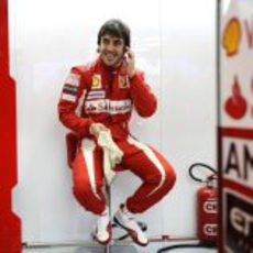 Fernando es feliz en Ferrari