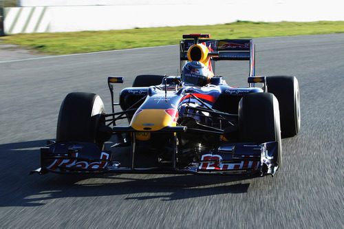 El RB6 en plena acción